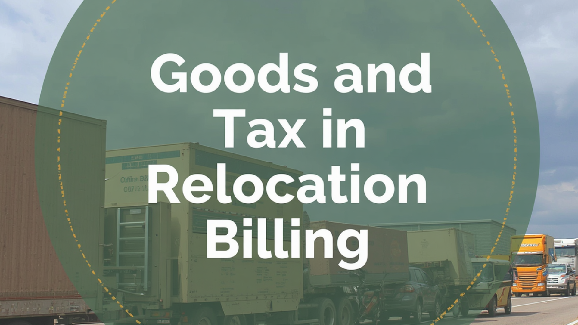 Underlying the Role of Goods and Tax in Relocation Billing
