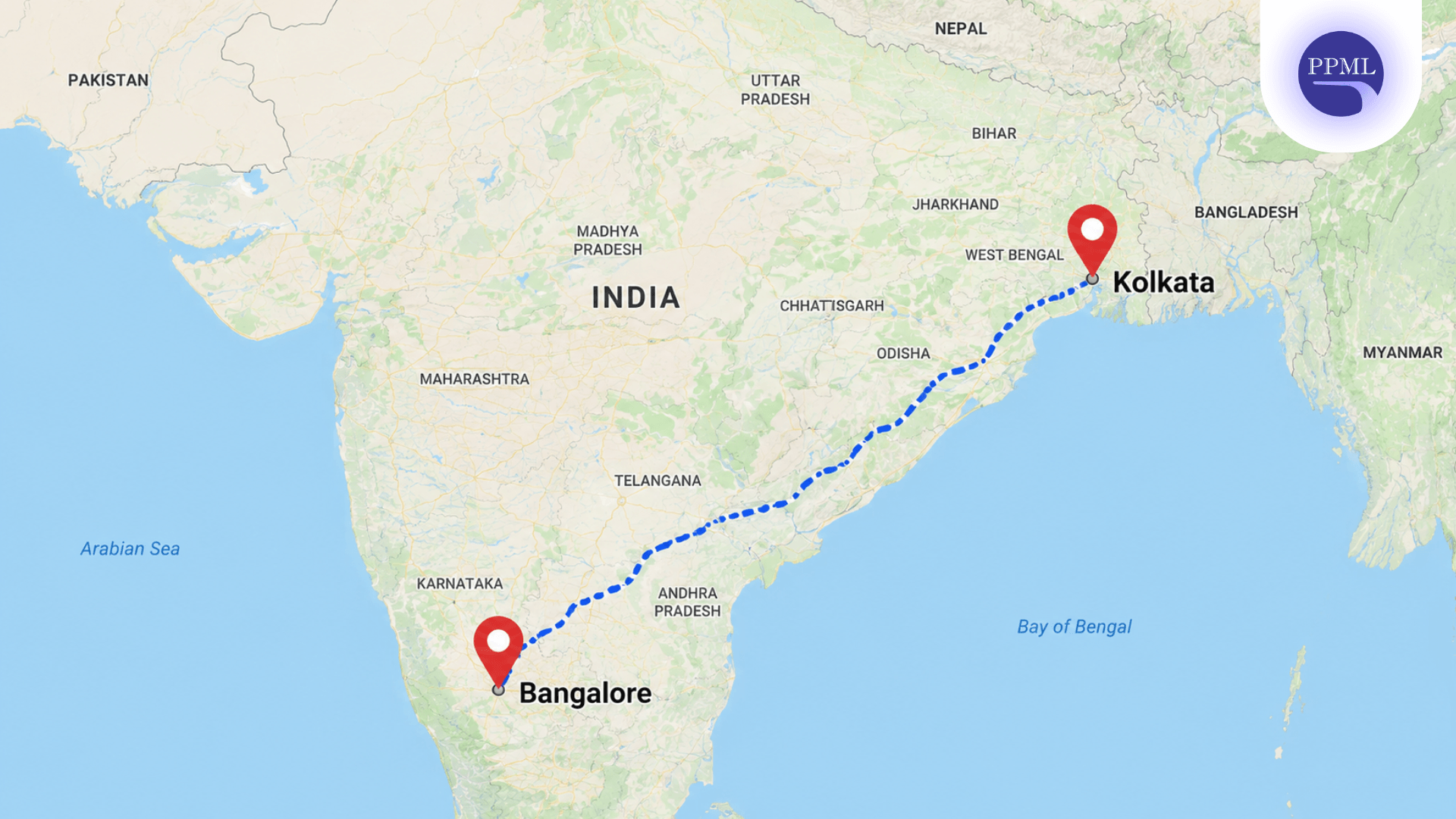 How Much Does it Cost to Shifting From Kolkata to Bangalore (Pradhan Packers and Movers Pvt Ltd)